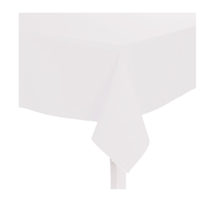 De Verhuurcentrale - Tafelkleed wit passend bij de klaptafel met diameter 120 cm.